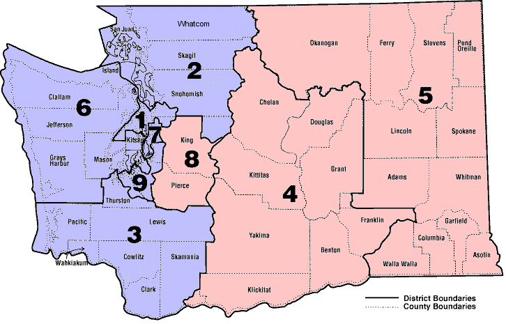 Washington State Congressional Districts